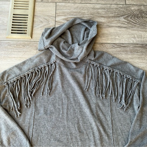 Love  & Legend Cowl Neck Fringe Sweater - Picture 11 of 16